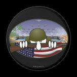 World War 2 Kilroy Magnet
