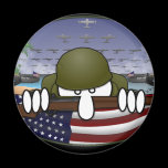 World War 2 Kilroy Magnet