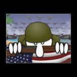 World War 2 Kilroy Postcard postcards