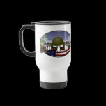 World War 2 Kilroy White Travel Mug mugs