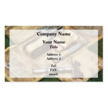 World War I Shaving Kit Business Card Templates