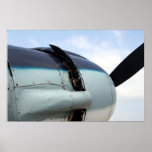 World War II Bomber Engine Poster