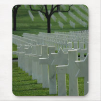 World War II cemetery, Memorial Day Mouse Pads