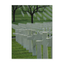 World War II cemetery, Memorial Day postcards