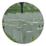World War II cemetery, Memorial Day Sticker
