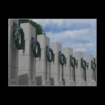 World War II Memorial Postcard