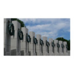 World War II Memorial Wreaths Print