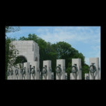 World War II Memorial Wreaths Print