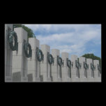 World War II Memorial Wreaths Sticker