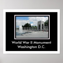 World War II Monument Posters
