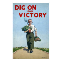 World War II poster - Dig For Victory posters