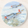 World War II Tuskegee Airman P-51 Mustang Coaster