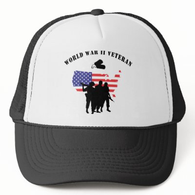 World War II Veteran Mesh Hats by Veterans Day TShirt