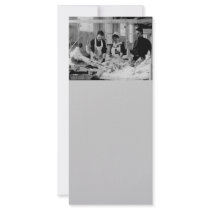 World War One Nurse Field Hospital Rack Card Template