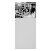 World War One Nurse Field Hospital Rack Card Template
