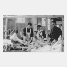 World War One Nurse Field Hospital Stickers