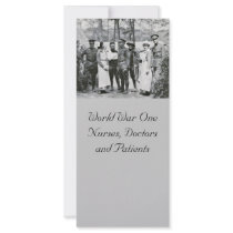 World War One Nurses Personalized Rack Card