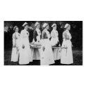 World War One Nurses with Stretcher Business Card