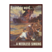 World War Postcards, Loose Lips Sink Ships! by golden_oldies World War Postcards, Loose Lips Sink Ships!