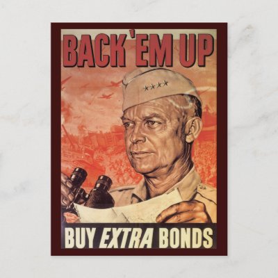 Vintage World War posters make cool postcards.