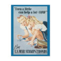 World War Postcards, War Bonds Poster - Pin up by golden_oldies World War Postcards, War Bonds Poster - Pin up