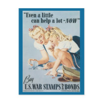 World War Postcards, War Bonds Poster - Pin up by golden_oldies World War Postcards, War Bonds Poster - Pin up