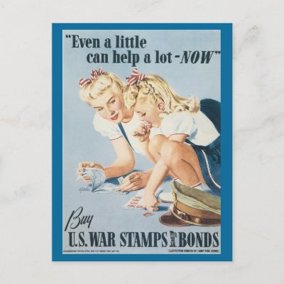 World War Fashion. World War Postcards, War Bonds