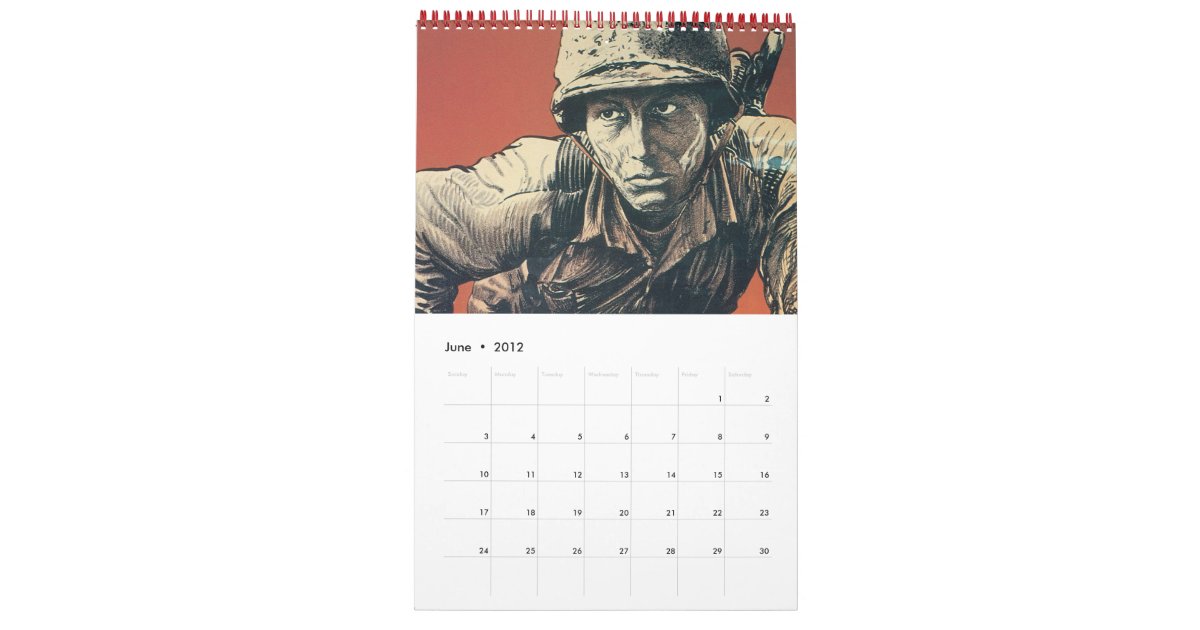 World War Poster Calendar 2012 Zazzle