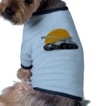 World War two battle tank panzer retro style Doggie T Shirt