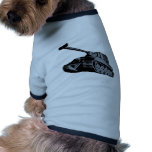 World War two battle tank panzer retro style Dog T-shirt