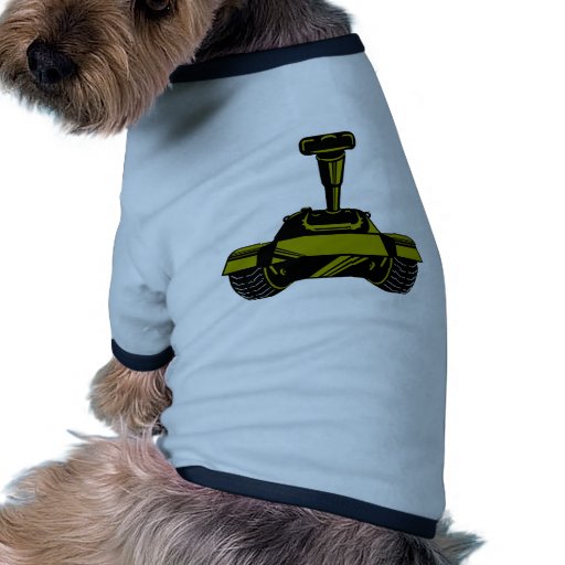 world war two battle tank retro style pet clothing