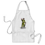 World war two British soldier with rifle Aprons