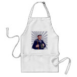 World war two navy captain sailor binoculars aprons