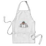 World war two navy captain sailor binoculars aprons