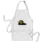 World war two soldier with rifle apron