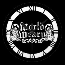 World Weary wall clocks