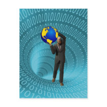 World Wide Web Access Postcard