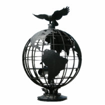 world with eagle photo sculptures by bkang22 world with eagle photo sculptures