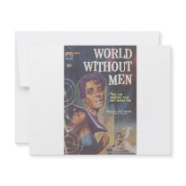 World Without Men - '60s lesbian pulp novel invitations