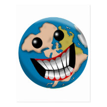 Worldly Smile Post Card