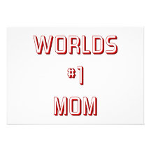 Worlds #1 mom custom invites