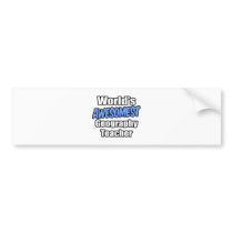 World's Awesomest Geography Teacher bumper stickers