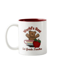 World's Best 1st Grade Teacher Coffee Mug