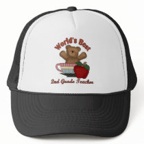 World's Best 2nd Grade Teacher Trucker Hats