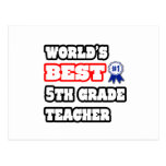 World's Best 5th Grade Teacher Postcards