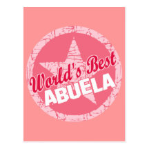 Worlds Best Abuela Postcards