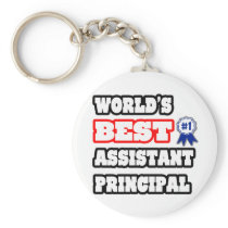 World's Best Assistant Principal keychains