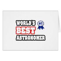World's Best Astronomer Card