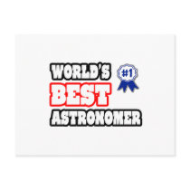 World's Best Astronomer Post Card