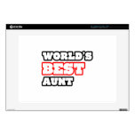 World's Best Aunt 15" Laptop Skin